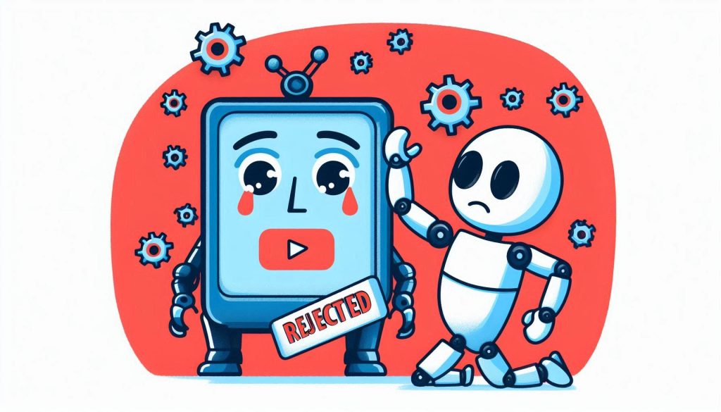 AI videos being rejected by Yotube